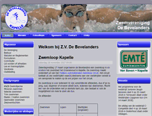 Tablet Screenshot of bevelanders.nl